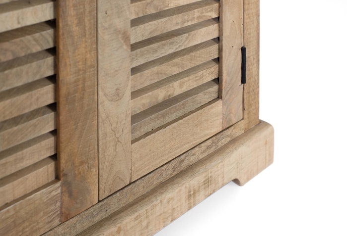 GINER Y COLOMER Armario de Madera de Mango Natural 190x150x50 cm